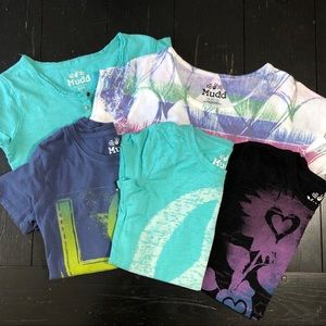 Mudd T Shirts 10/12 Tees listing is for all 5